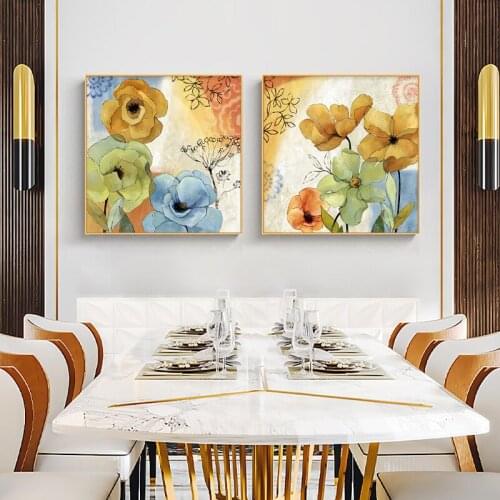 EECAMAIL 5D DIY Modern European Abstract Flower Diamond Painting Full Diamonds Diamond Embroidery Painting No Frame