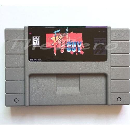 Final Fight Guy Video Game USA Version for 16 bit Super Game Card Cartridge Card for 46pin NTSC Game Player
