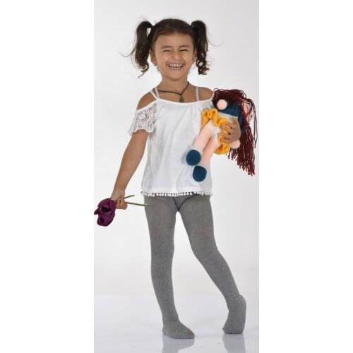 Idilfashion Solid Pantyhose Female Child Socks Ç-ART111 (3'LÜ PACKAGE)