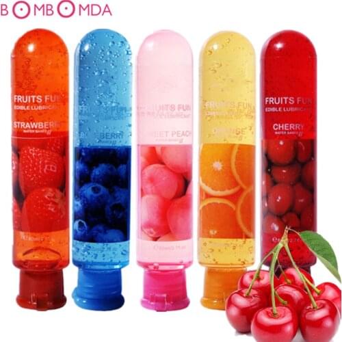 Fruit Sex Lubricant Water Based Lubricant Body Massage Oil for Anal Vagina Lubricants Sexual Lube Adult Products For Women Men