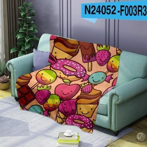 Cute Cartoon Flannel Blanket For Beds 3D Print AnimeThrow Bedspread Sofa Warm Gift Kids Hot Sale Luxury Animal Paint Lovely Kids