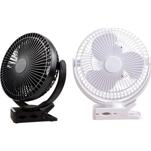Mini Desk Fan Clip Fan 10000mAh, 4 Modes 360° Rotation Personal USB Fan for Outdoor Camping Indoor Gym Treadmill