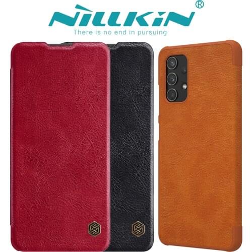 Nillkin Red Wallet Leather Brown Case Flip Cover For Samsung Galaxy A32 A52 5g A72 4g F62 M62 Protection Leather Case Black