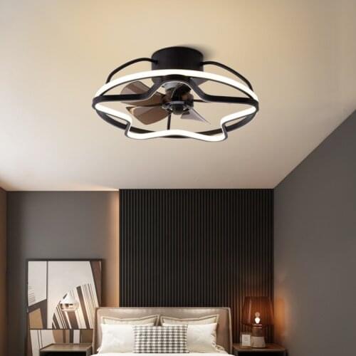 Nordic bedroom decor led lights for room ceiling fan light lamp restaurant dining room ceiling fans with lights remote control