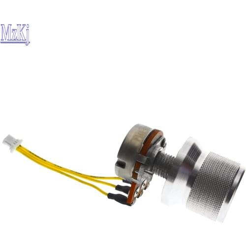 1PC WH148 New Original USA BI 10K + Silver Aluminum Knob Rotary Potentiometer B10K For Audio HiFi