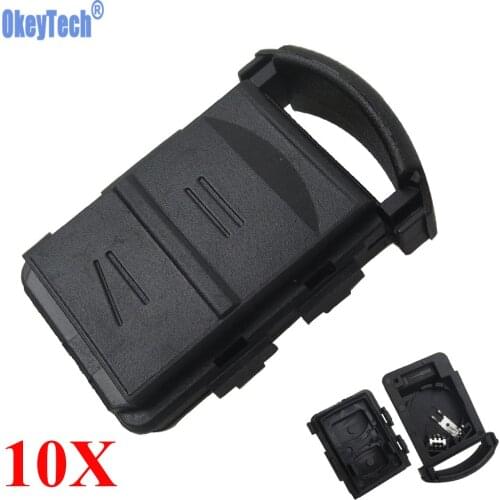 OkeyTech 10pcs/lot 2 Buttons Reserve Hard Remote Key Body Shell Fit For Opel Vauxhall Agila Combo Van Corsa C Meriva