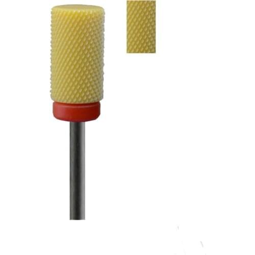 Orange Ceramic Nail Drill Bit - Small Barrel Bit F