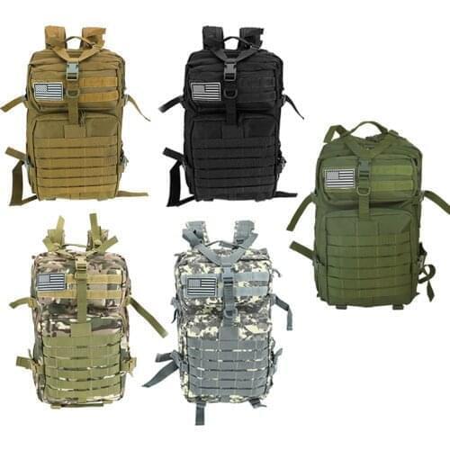 Hiking Camping 3D Rucksack Bags 45L Large Capacity Man Outdoor Camouflage Sports Backpack Shoulder Bag Tactical Backpack