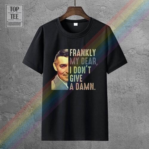 Rhett Butler Frankly My Dear I Don'T Give A Damn Vintage Men Tshirt Cotton S 6Xl