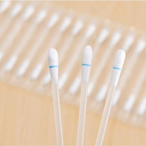 50pcs / set Disposable Medical Alcohol Stick Disinfected Cotton Swab Emergency Care Sanitary Women Cotton Swabs Tip For human