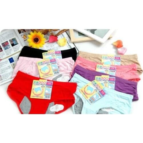 Female hygiene care series lady leakproof physiological panties sexy menstrual period briefs as women menses underwear supply