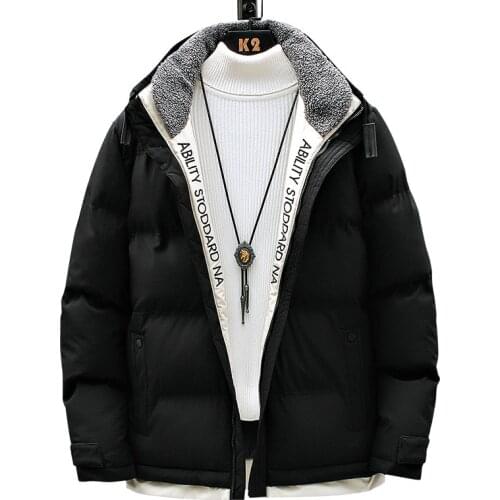 Winter Jacket Men 2020 Fashion Stand Collar Male Parka Jacket Mens Solid Thick Jackets and Coats Man Clothing Parkas M-4XL Hot