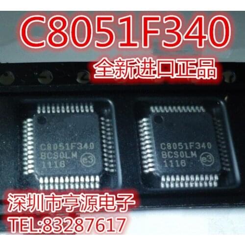 10PCS C8051F340-GQR TQFP-48 C8051F340-GQ C8051F340 New and original
