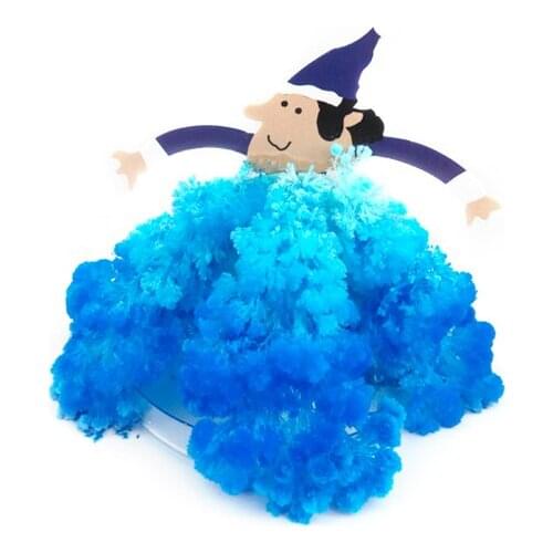 2019 10PCS Visual Magically Grow Elf Trees DIY Magic Growing Paper Santa Claus Tree Japanese Christmas Gifts Wizard Kids Toys