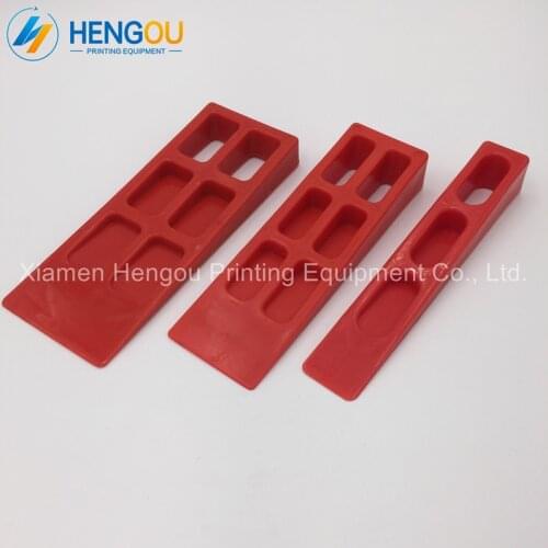 3 sets= 9 pieces Hengoucn paper wedges Red paper stopper for Roland mitsubishi komori KBA printing machine
