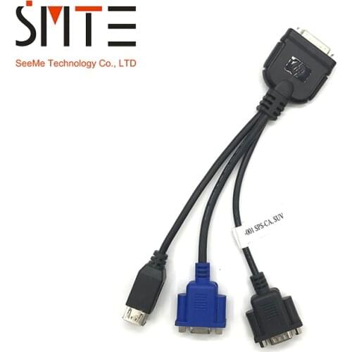 409496-001 C7000 BL480C SPS-CA SUV (HDMI to USB+ VGA male 9 pin+VGA female 15 pin) 416003-001 transfer Cable KVM