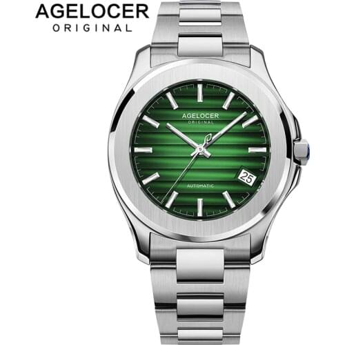 Mens Stainless Steel Watch Agelocer China