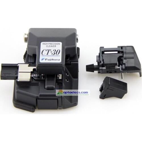 DHL Free Shipping 2pcs/lot New CT-30 CT-30A High Precision Optic Fiber Cleaver Fiber Cutting Knife with scrap collector