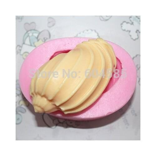 C262 conch Art Silicone Soap mold Craft Molds DIY Handmade soap molds