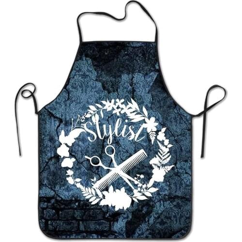 Hair Stylist Bib Apron Adult Women Unisex Durable Comfortable Washable for Cooking Baking Kitchen Restaurant Crafting Gardening