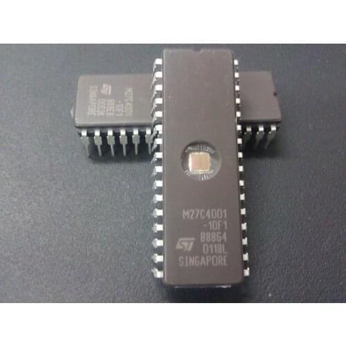 Good Quality 10PCS M27C4001-10F1 M27C4001 27C4001 DIP32 32W 4M 512Kx8 120ns erasable programmable ROM