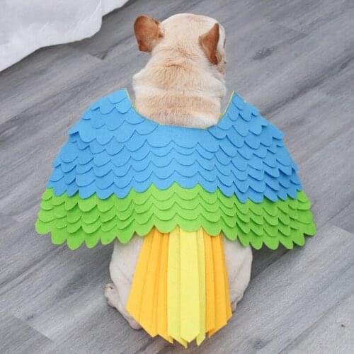 Pet Cat Dog Small Bird Clothes Fairy Funny Puppy Cosplay Costumes Dog Festival Party Dress Up Clothing