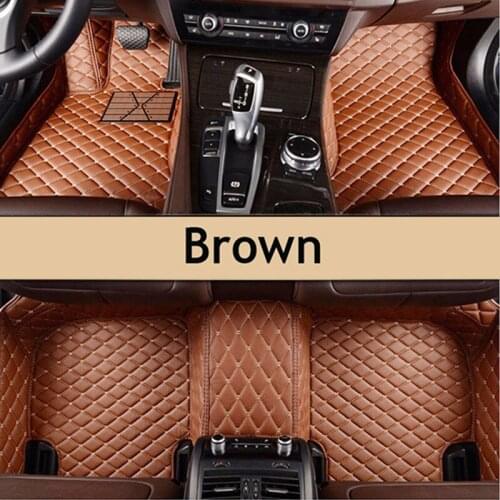 5 Seat Floor Mats for Car BMW 1 3 5 6 7 Series X5 X3 2 Gran Tourer 5 Series Gran Turismo 2000-2019 Car Mats Floor Carpet Covers