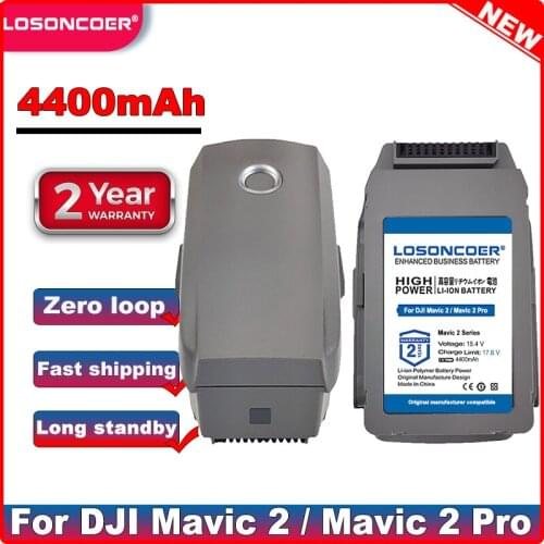 LOSONCOER For DJI Mavic 2 Intelligent Flight Battery for mavic 2 pro zoom 4400mAh mavic accessories Battery Charging Hub