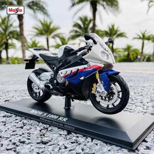 Maisto 1:12 BMW S 1000 RR alloy off-road motorcycle genuine authorized die-casting model toy car collection gift