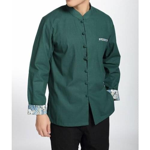 MenS Tang Suit MenS Cotton And Linen Material Hanfu Young Chinese Style Disc Buckle Patch Retro Chinese Tunic Suit Men Jacket