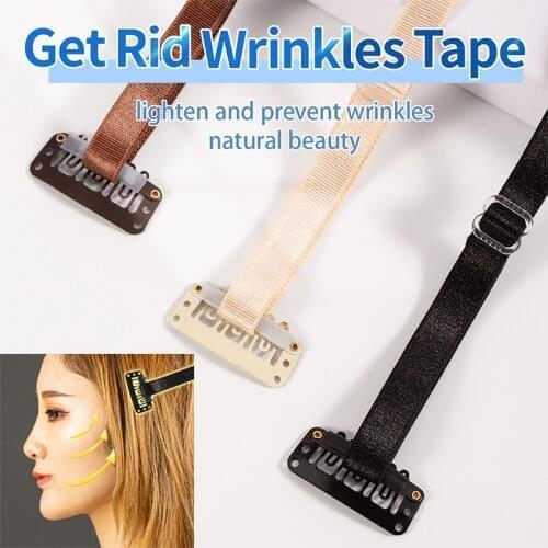 Invisible Hairpin Band Instant face lift band Reusable PP Stretch Cloth Face Lift Patch Remove Eye Fishtail Tools For Styling
