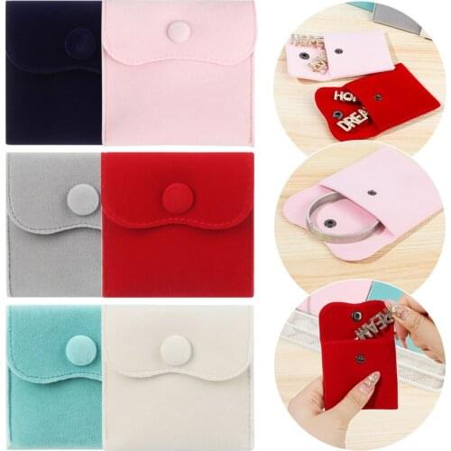 Gift Dust Protect Portable Velvet Bracelet Bag Storage Pouch Organizer Bag Jewelry Packaging Bag