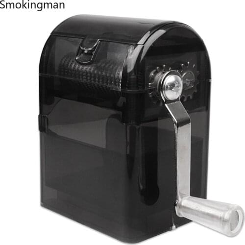 Hand Cranked Grinder Cigarette Rolling Machine Chicha Herb Weed Grinder Metal Plastic Smoking Grinders Tobacco Cigarette Crush