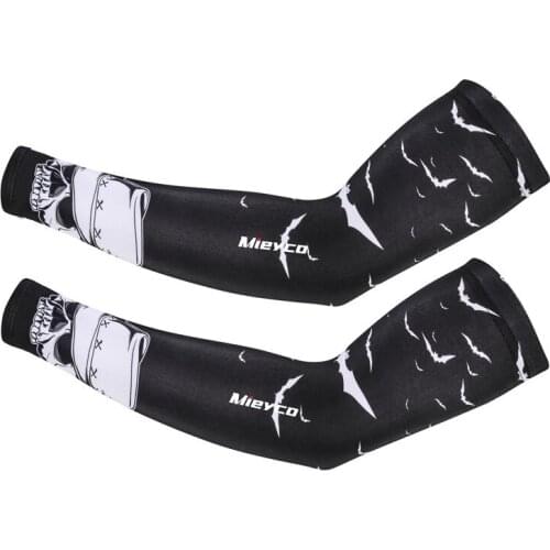 Arm Sleeve Sun Protection Ice Fabric Basketball Running Bicycle Sleeve Outdoor Sports Safety Cycling Sleeves Arm Cover 1 Pair