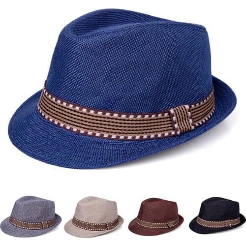 Baby Hat Children Jazz Straw Cap Baby Boys Girls Cap Baby Hat For Kids Sun Cap Panama Hat Photography Props