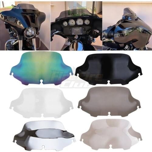 8" Windshield Windscreen For Harley Touring Electra Street Glide FLHX FLHT 1996-2013 Fairing Wind Shield Screen Deflectors