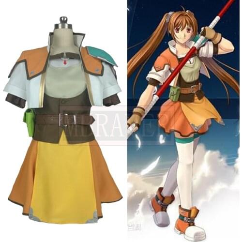 The Legend of Heroes Estelle Bright Cosplay Costume Dress Halloween Costumes for Women Girls Fancy Dress Custom Any Size