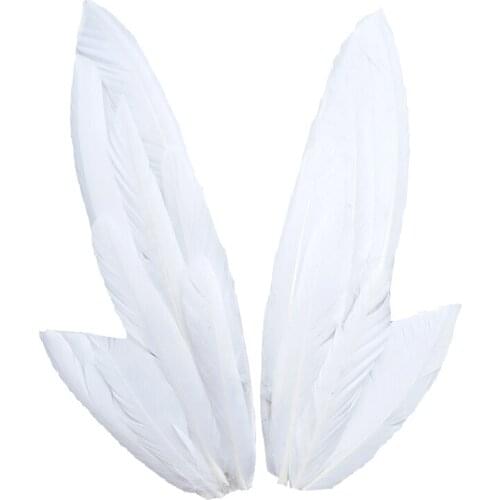 Sky Children of Light Cosplay Hair Clip Hairpin White Feathers Wig Accessory Halloween Carnival Costume Props