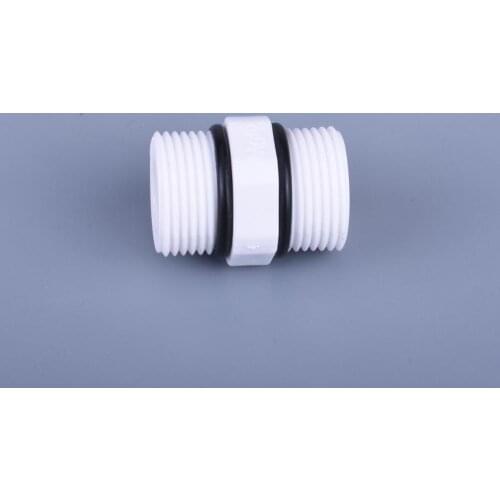 1Pcs/Lot 3/4 Thread to 3/4 Thread Nylon With Seal Ring Connector Aquarium Water Filter RO Filter Reverse Osmosis System