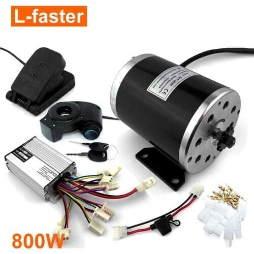 36V48V 800W Electric Motorcycle Conversion Kit MY1020 UNITEMOTOR Permanent Magnet Brushed DC Motor Electric Scooter Engine #25H