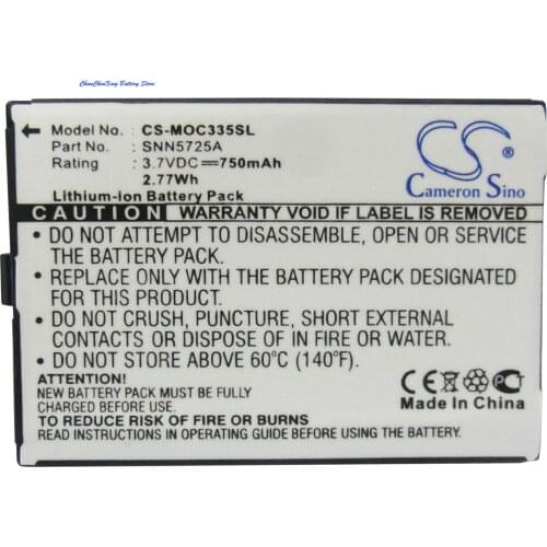 Cameron Sino 750mAh Battery SNN5725A for Motorola C300, C335