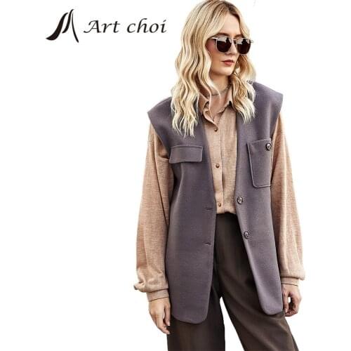 Женские длинные жилеты Art choi China At AliExpress