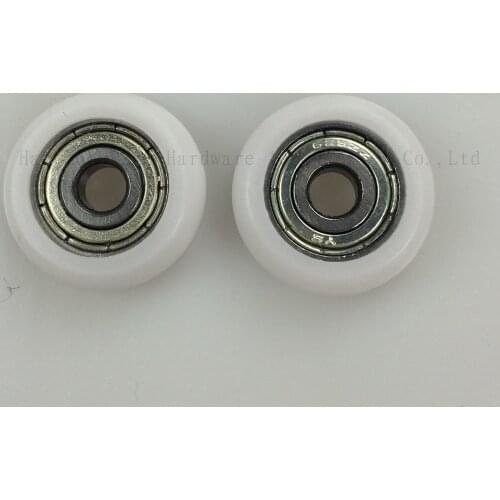Free Shipping 5x21.5x7mm Plastic Ball Bearing Sliding Wardrobe Door Rollers 625ZZ High Quality