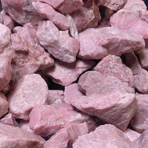 Natural Pink Opal Carving Bracelet Raw Materials Home Decoration Accessories Crystal Stone Rough Mineral Specimen Rockstone