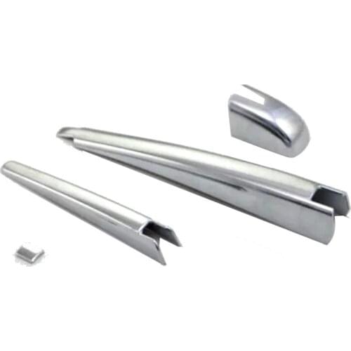 For Toyota Land Cruiser J200 2016 2017 Second Facelift ABS Chrome Rear Window Wipers Cover Trims Car Tail Wiper Strip