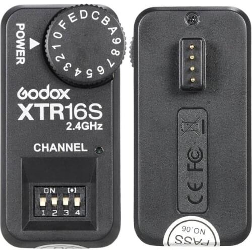 Godox XT-16S XT16S Wireless Radio-Controlled Flash Trigger Transmitter and Receiver for Godox Ving V850 V860C V860N