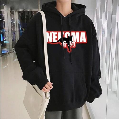 Kuroo Tetsurou Print Hoodies Japan Anime Haikyuu Men Winter Streetswear Pullover High School Volleyball Club Hoodies Sweatshirts