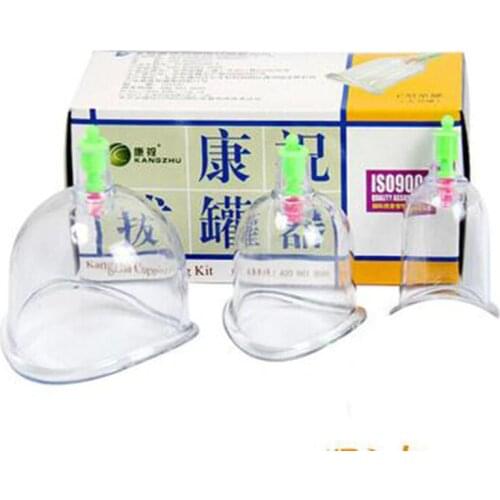 Chinese cupping Kangzhu U Curved Vacuum Cupping Suction Joint 3 cup cupping therapy joints cups Traditional Acupuncture Massage