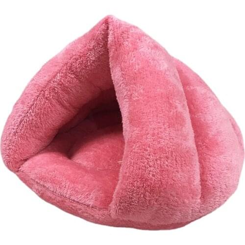 Pet dog bed autumn winter small and medium-sized chihuahua cat warm plus velvet house cushion pet accessories supplies wholesale