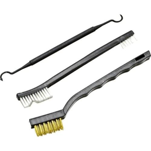 7pcs/set Gun Cleaning Kit Gun Accessories Steel Brush Double Ended Wire Brush Cleaning Set Hunting Pistol Gun Cleaner Tool Kit